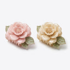 Lqazoun™ Peony Cloud Hair Claw – Soft Petal Flower Clip for Women, Elegant Floral Updo Hair Accessory