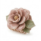 Lqazoun™ Camellia Fold Petal Claw – Layered Flower Hair Clip for Women, Elegant Medium Floral Claw Accessory