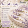 Lqazoun™ Lavender Sprig Pin Set – Botanical Floral Hair Pins, Delicate Flower Bobby Pins, Garden-Inspired Hair Accessories